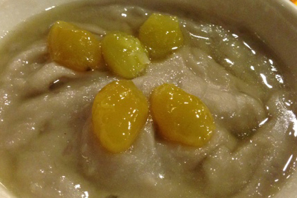 Yam Paste With Gingko Nuts 银杏芋泥